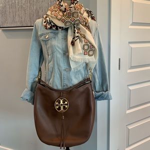 COPY - EUC Tory Burch Miller Metal Slouchy Hobo